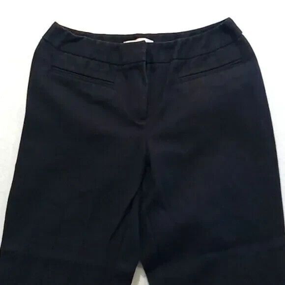 Chico's pants women's size 0 (size 4) black cropped - Picture 2 of 13